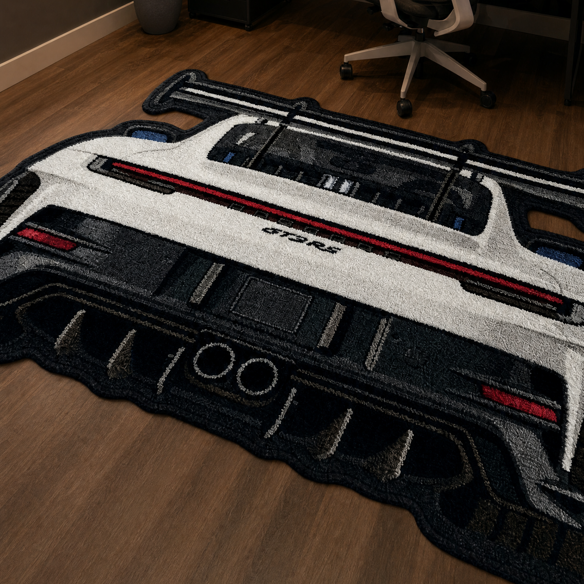 Track Legend Tufted Wool Rug | Motorsport Collection