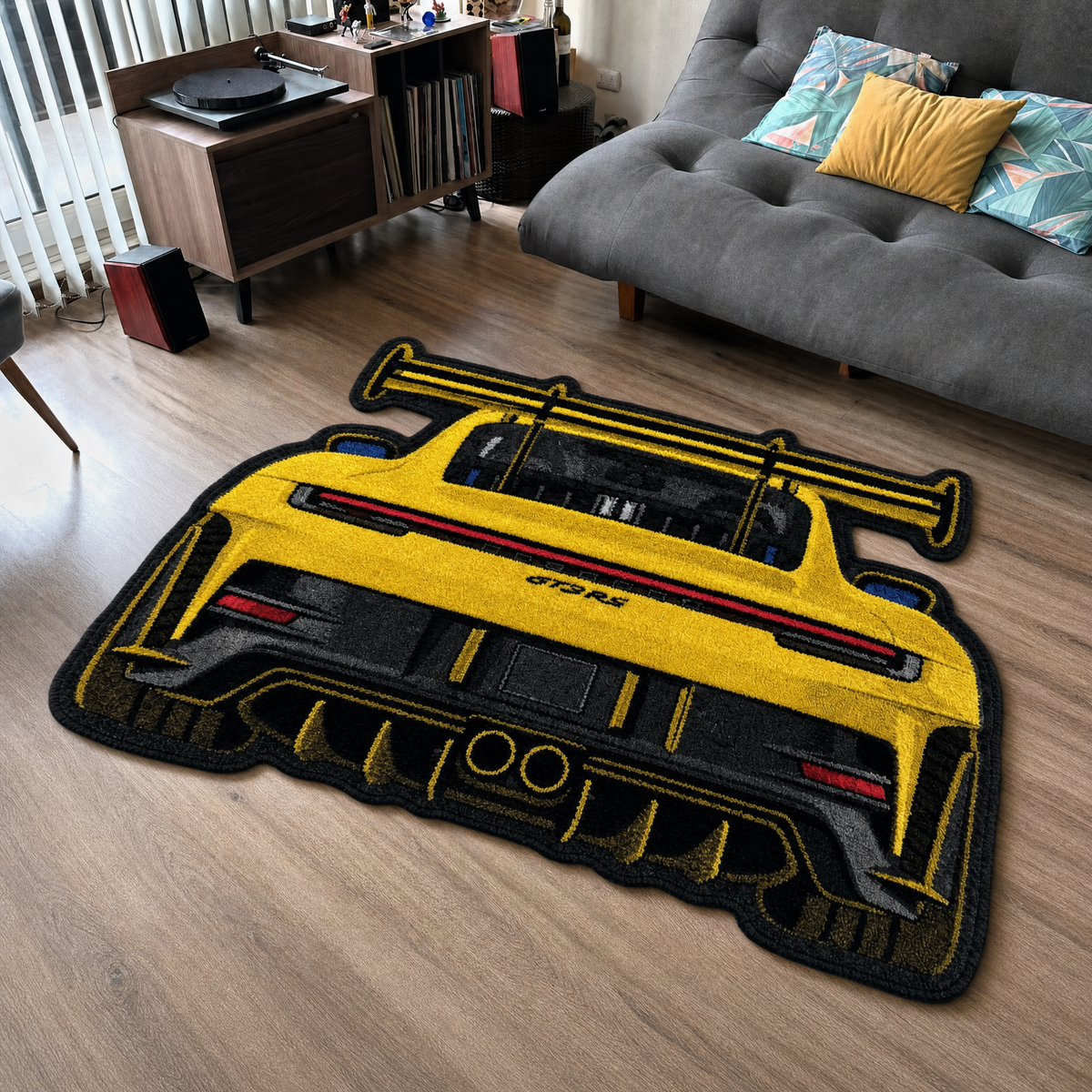 Track Legend Tufted Wool Rug | Motorsport Collection