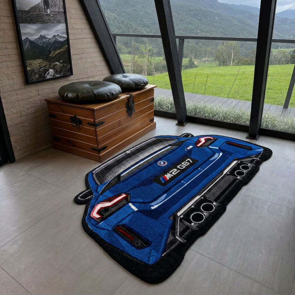 Rear Dominion Tufted Wool Rug | Performance Collection
