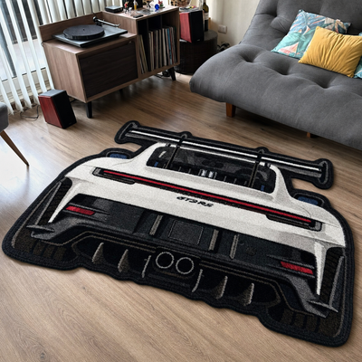Track Legend Tufted Wool Rug | Motorsport Collection