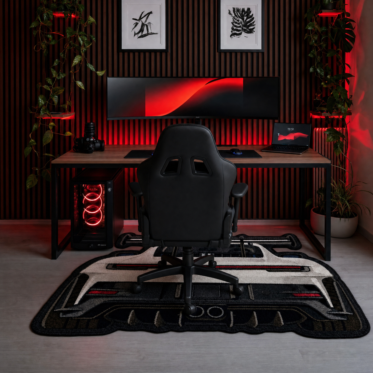 Track Legend Tufted Wool Rug | Motorsport Collection