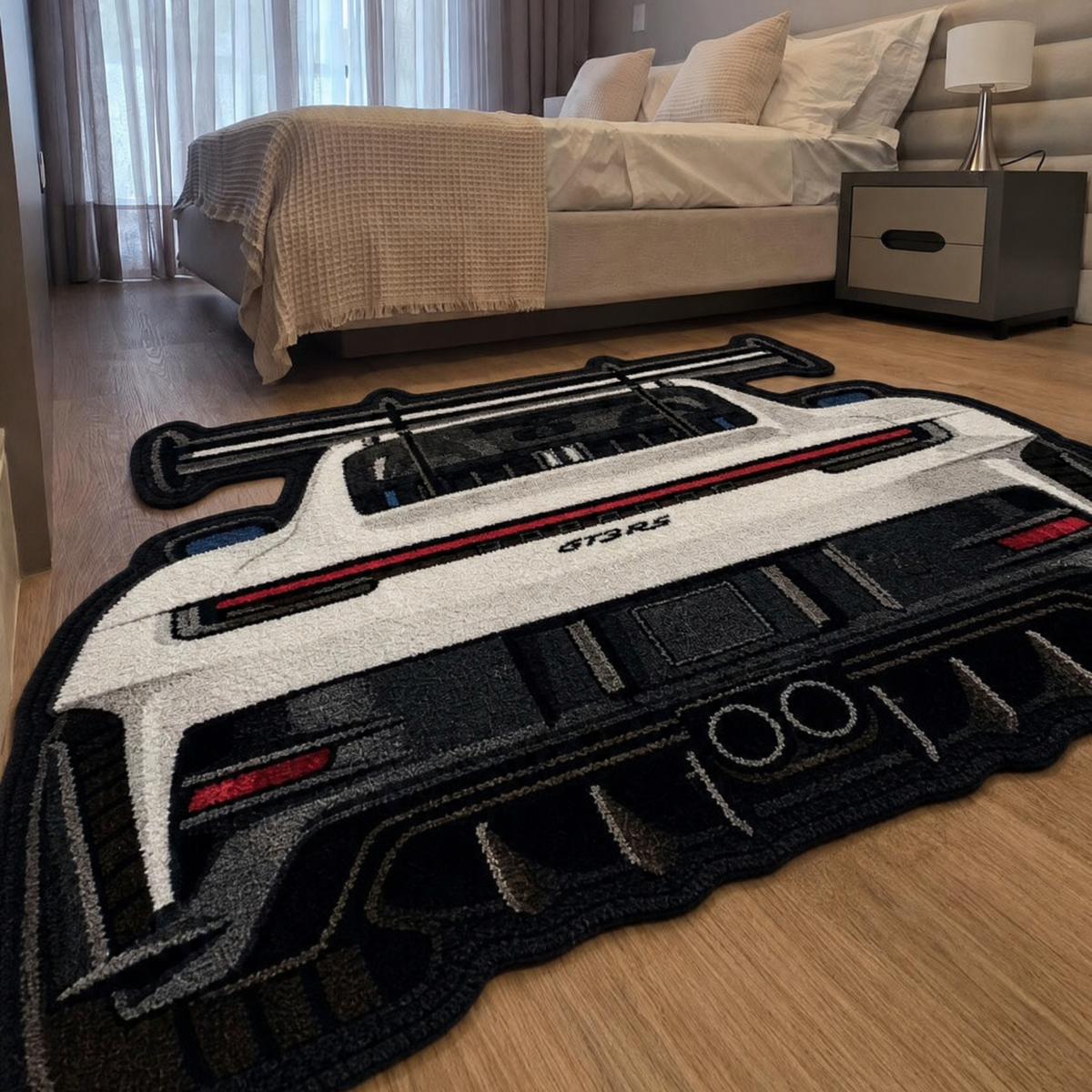 Track Legend Tufted Wool Rug | Motorsport Collection