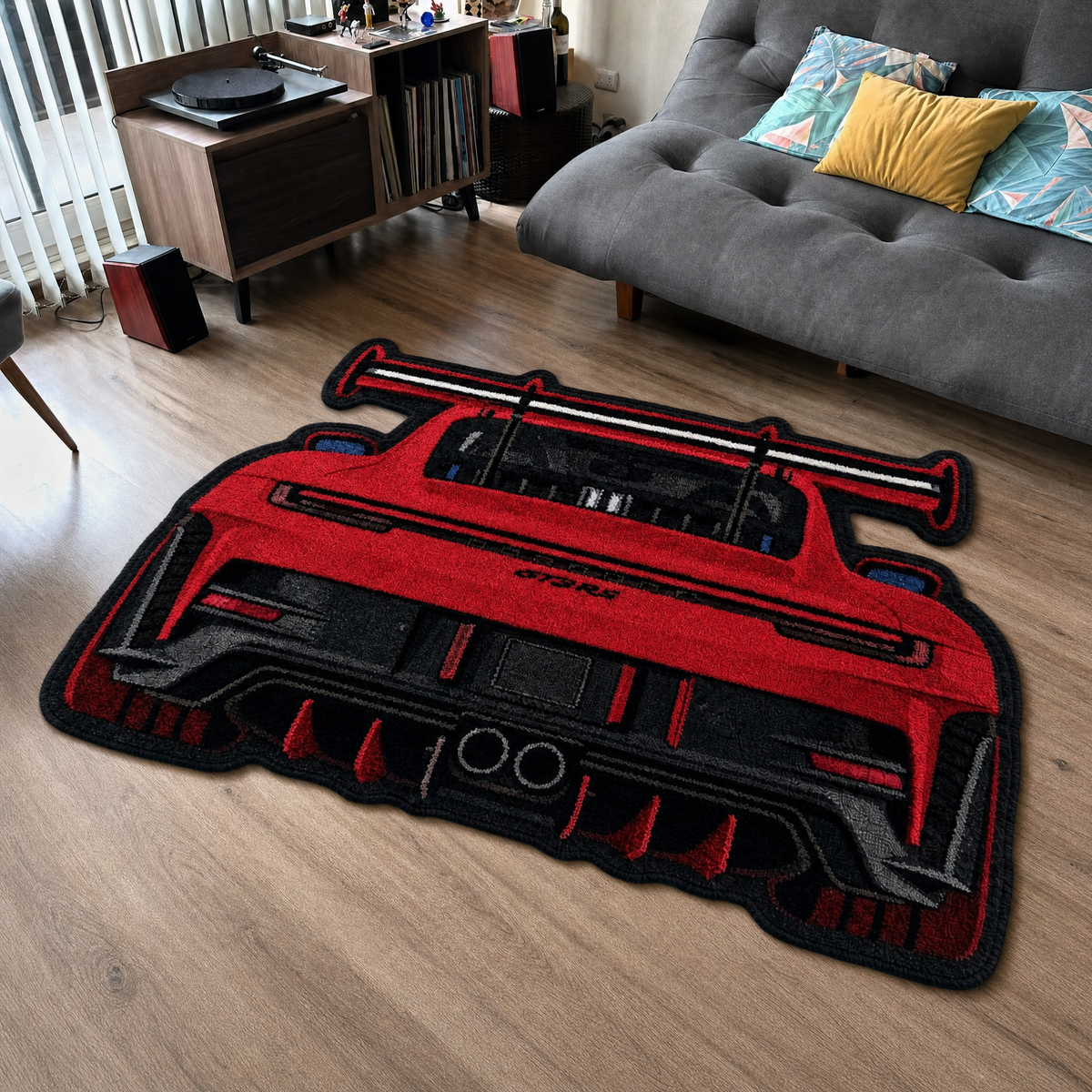 Track Legend Tufted Wool Rug | Motorsport Collection