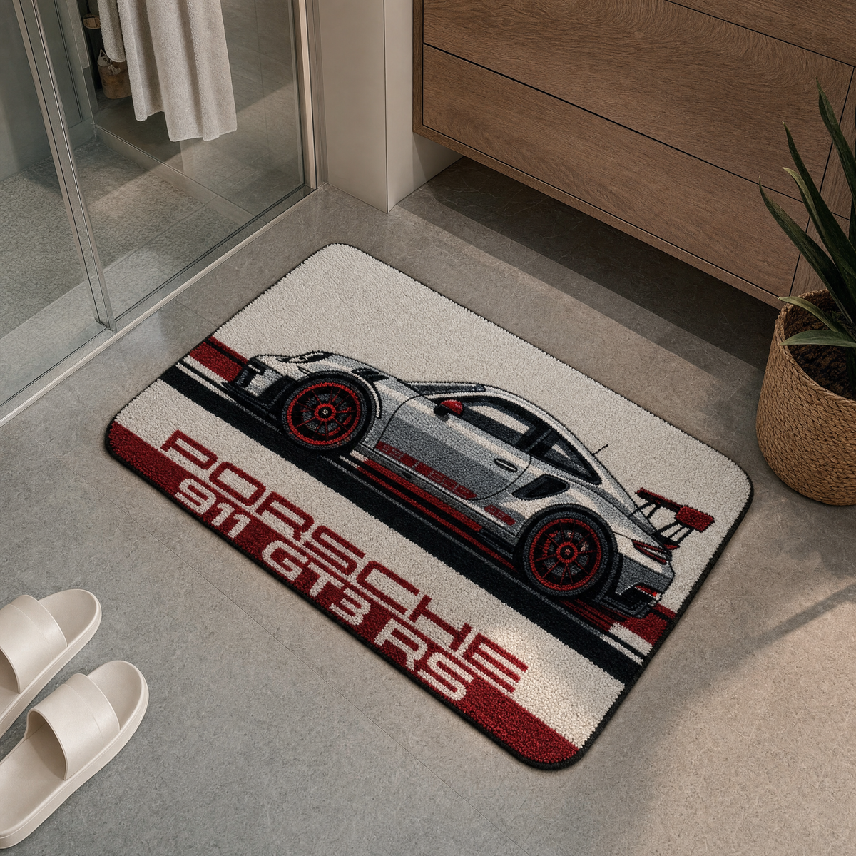 Track Profile Tufted Entry Mat | Motorsport Collection