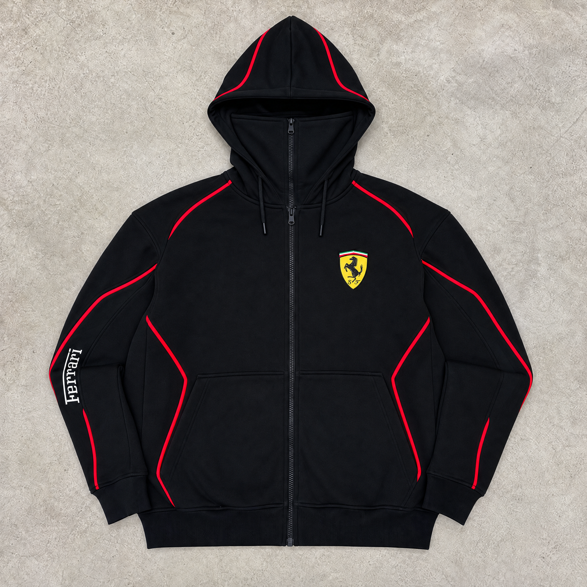 RevZips Full Zip Face Hoodie